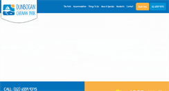 Desktop Screenshot of dunbogancaravanpark.com.au